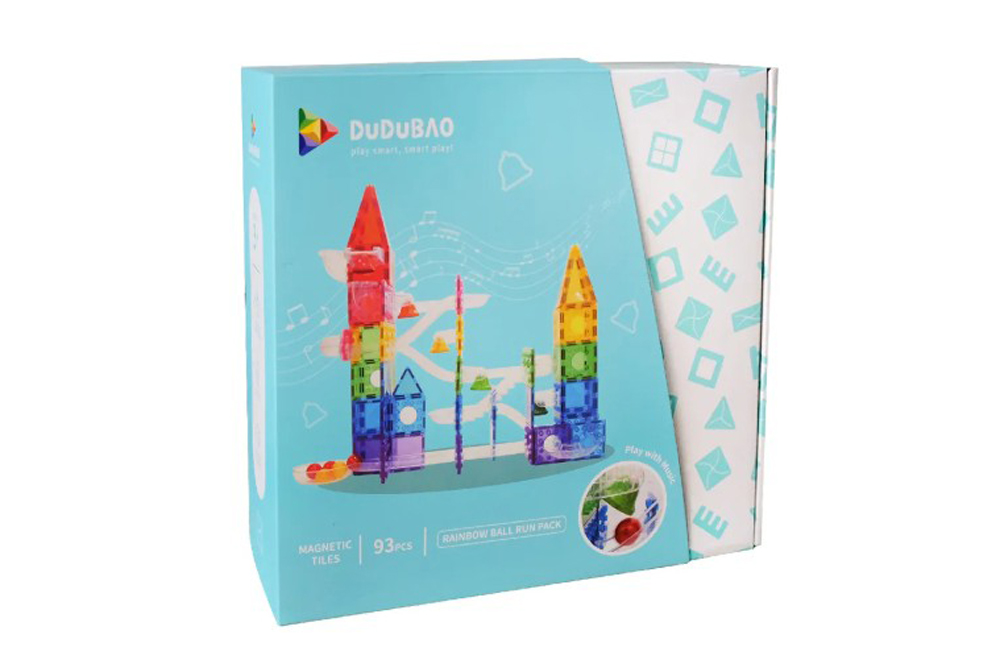 DUDUBAO磁力片－音樂家滾球鈴鐺組93PCS
